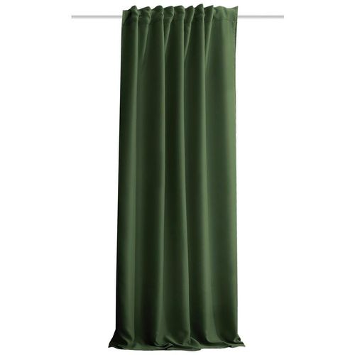 Lärmschutzvorhang Acustico, Olivgrün, Textil, Uni, 135x245 cm, Lärmschutz, Wohntextilien, Gardinen & Vorhänge, Fertiggardinen, Lärmschutzvorhänge