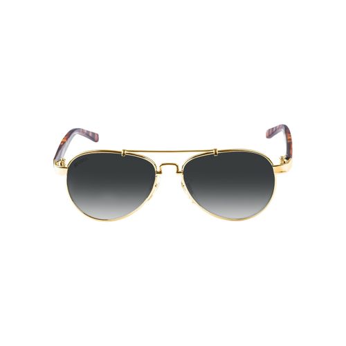 Sonnenbrille MSTRDS "MSTRDS Unisex Mumbo Youth", Damen, gold, grau, Sonnenbrillen Sonnenbrille