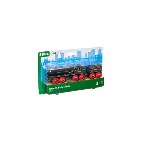 BRIO Spiel Schwarzer Kugelblitz mit Kohlentender