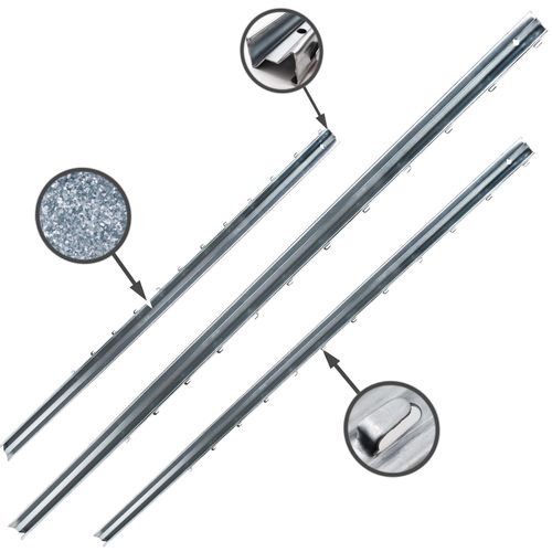 Aquagart 120 Z-Profil Zaunpfähle 2m Wildzaun Weidezaun Forstzaun