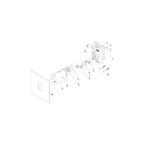 Dornbracht xTOOL UP-Thermostatmodul ohne Mengenregulierung, 3550397090
