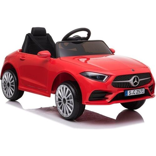 Mercedes-Benz CLS 350 Kinderelektrofahrzeug Kinderfahrzeug Elektrofahrzeug 2 Motoren 12V mit Musik und Soundeffekte in Rot