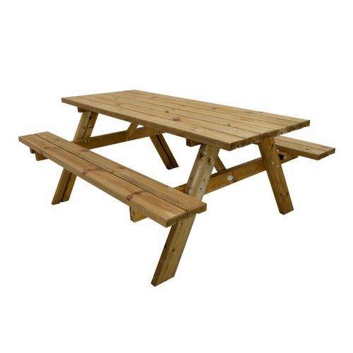 Axi Picknicktisch Julie 177 x 154 x 74 cm Natur Kiefernholz