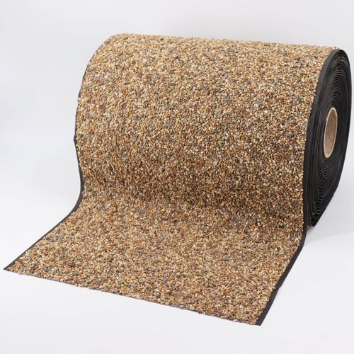 Aquagart Steinfolie 4m x 0,4m breit Für Teichrand Bachlauf Teichfolie Teich Sandfarben