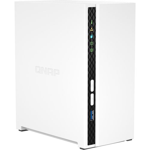 QNAP TS-233 NAS/Speicherserver Mini-Tower Ethernet LAN Weiß Cortex-A55