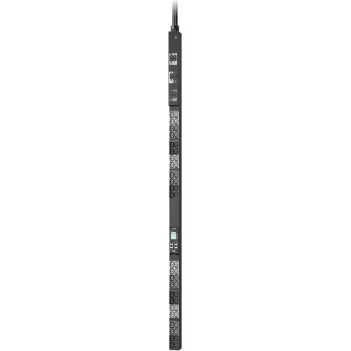 APC NetShelter Rack PDU Advanced 2. Generation, Metered, 3Phase, 22,1kW 400V 32A oder 17,3kW 415V 30A, 530P6, 48 Ausgänge, Messgerät, 0U, Dreiphasig, Schwarz, 48 AC-Ausgänge, C13-Koppler, C15-Koppler, C19-Koppler, C21-Koppler