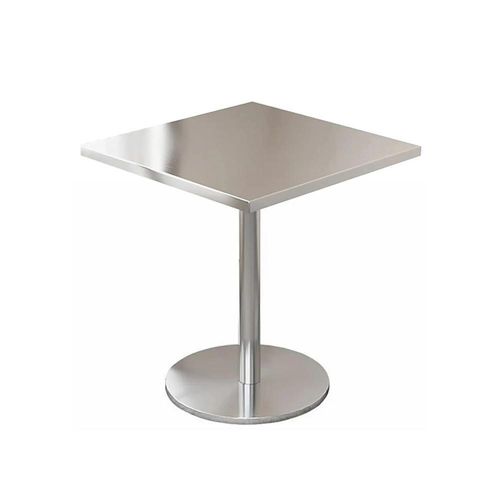 Gastronomiemöbel Bar Cafe Edelstahl Gastronomietisch Kleiner Rundtisch Esstisch Bistrotisch 60x60x75cm【BXG-HF60】