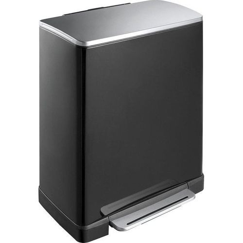 Metallischer 50-Liter-Pedaalemmer - Fingervollesystemfrei und Federungssystem