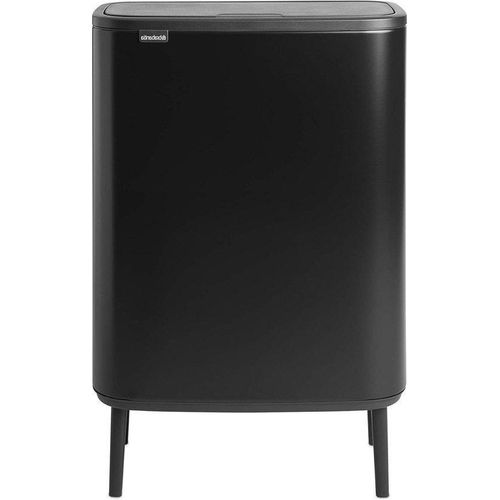 Recycling-Container 60 Liter matt schwarz Binnenemmer für 60 Liter Abfallbehälter