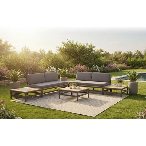Modulare Premium Garten Ecklounge-Set Betis 6-tlg. - & Flexibilität | Final