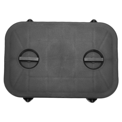 Rechteckige Inspektionsluke für Bootsdecks, Boote, Yachten und Wohnmobile, 10,31 x 15,47 Zoll, Schwarz