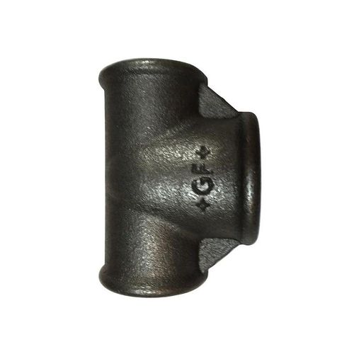 +GF+ tee 90° black reduced 1 1/2-2-1 1/2''