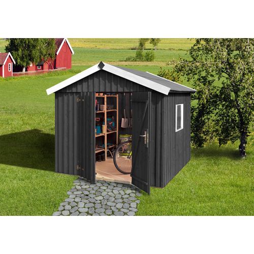 Schwedenhaus Vassbo Gr.3 anthrazit B x T x H 277 x 286 x 230