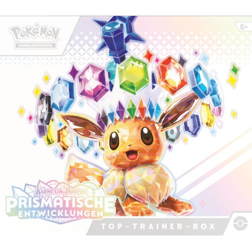 Pokemon Prismatische Entwicklungen Top Trainer Box KP8.5 DE