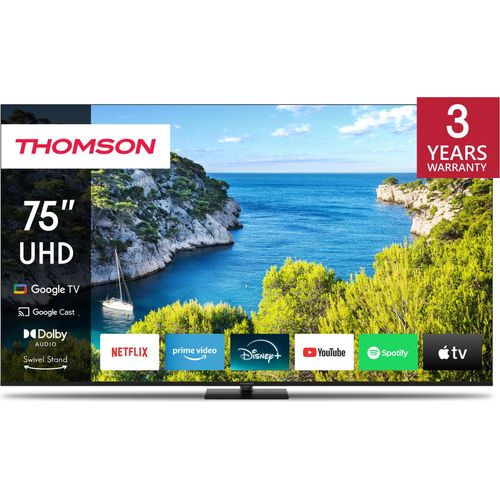 THOMSON LEDTV 189cm UHD 60Hz DVBT2/C/S GoogleTV BT HDR10 G sw