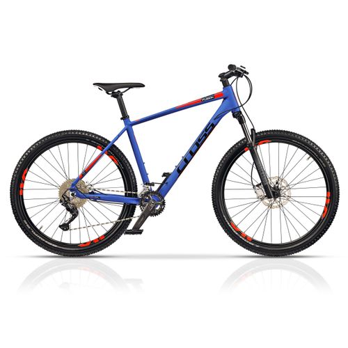 Airtracks 27,5 Zoll Mountainbike FUSION X MTB Hardteil Shimano 2x10 Deore RD-M4120 SGS(54cm (Körpergröße 185-195cm))