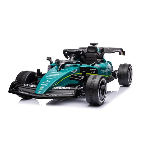Aston Martin AMR23 Kinder Elektroauto 12V Grün – Lizenzmodell mit Fernbedienung (3–8 Jahre)
