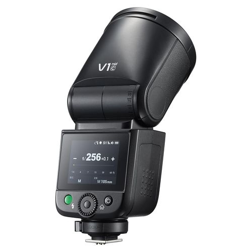 Godox V1mid C Kamerablitz mit TTL- und High-Speed-Sync-Funktion, Li-Ionen-Akku, tragbarer Blitz, passend für Canon-DSLR-Kameras, EU-Stecker