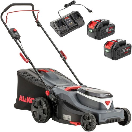 Akkurasenmäher AL-KO "43.6 Li COMFORT SET", grau, B:50,5cm H:38,4cm T:81,5cm, Rasenmäher