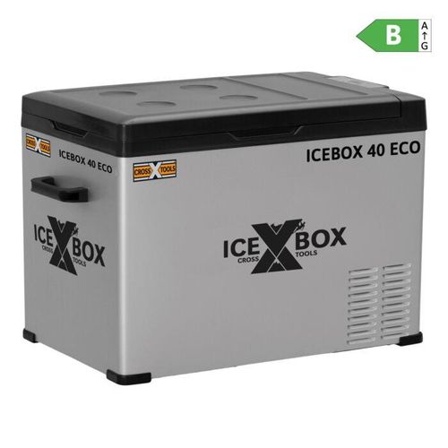 CROSS TOOLS Kühlbox 37 Liter - Kompressor-Gefrierbox, bis -20°C, tragbar, App-Steuerung, ICEBOX 40 ECO, 68061
