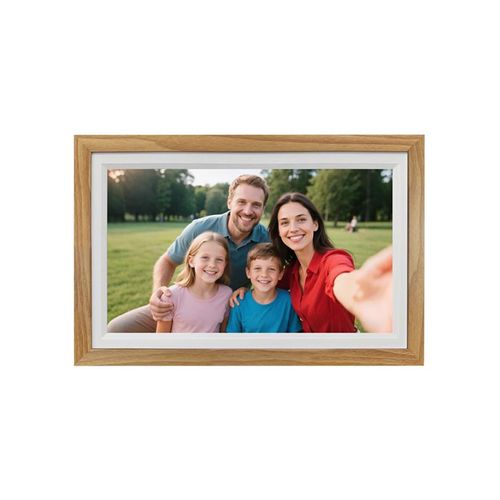 Lippa Frameo Digital Picture Frame 15.6" - Wood