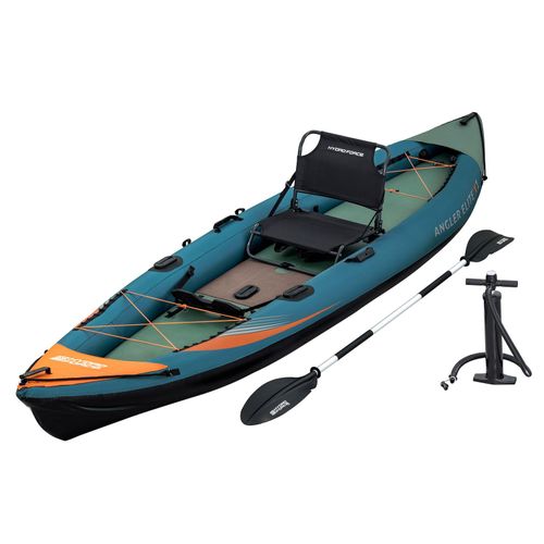Bestway 65197 Hydro Force Angler Elite Angelkajak Set mit Sitz 380 cm Kayak