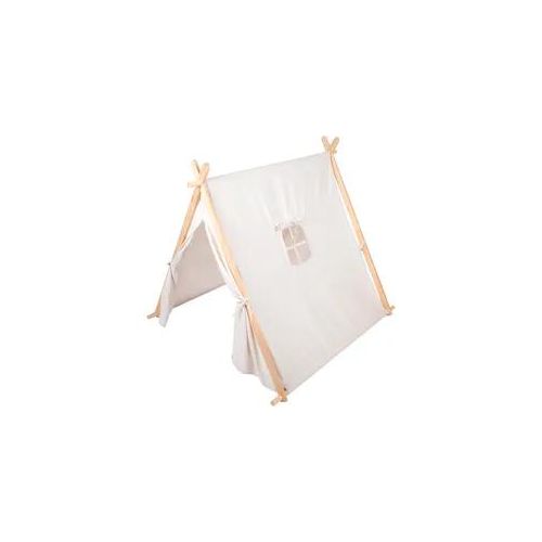 Spielzelt SMALL FOOT "naturweiß", bunt, Spielzelte, KinderB:103cm H:102cm T:107cm, Holz, Spielzelt, B:103cm H:102cm T:107cm