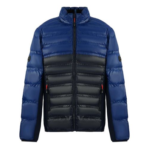 Michael Kors Penton Quilt Fibre Down Blue Jacket