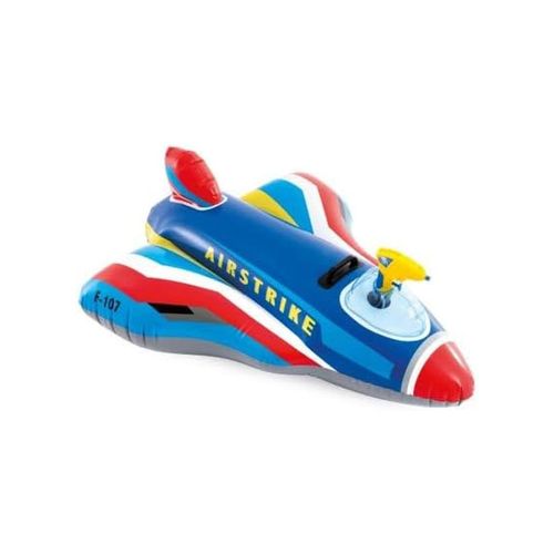 INTEX 57531NP Ride-On Jet Fighter Wasserspielzeug mit Wasserspritzer 117x104cm blau