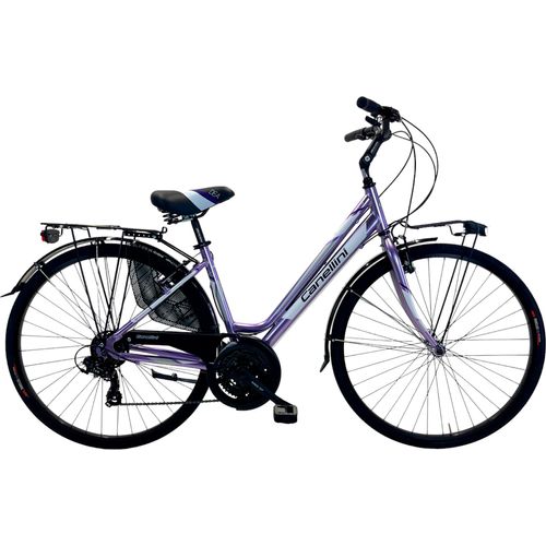 Citybike Fahrrad DEA 21v Canellini 28" - Frau - Lila