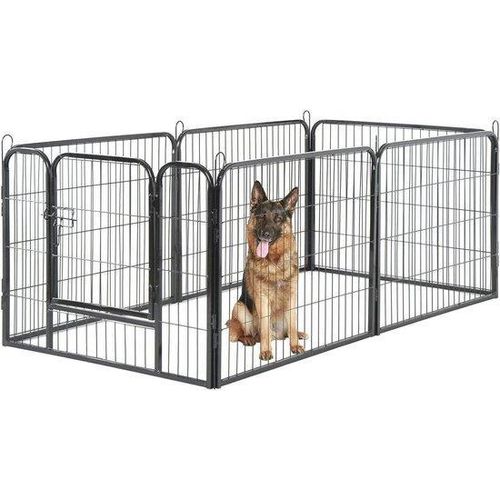Hoher Spielzaun für Hunde 6 Felder