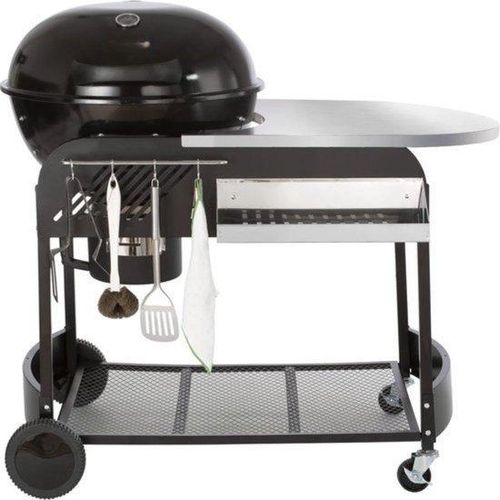 Mobil Barbecue - Mit Tisch - 101 cm Höhe - 53 cm Grill - Grillplatz