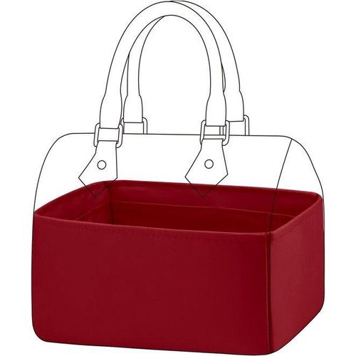 Luxus Handtaschenorganizer, Seide, Rot, für Nano/20/25/30/35/40/45 Taschen