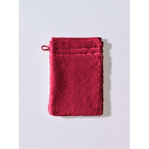 Handtuch VOSSEN Gr. 4, rot (kirschrot), B:16cm L:22cm, Walkfrottee, 100% Baumwolle, Handtücher