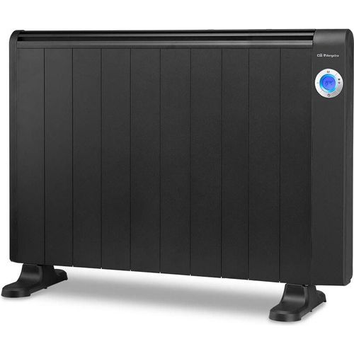 Orbegozo RRW 1805, Ölfreier Radiator, Aluminium, Drinnen, Flur, Wand, Schwarz, Aluminium