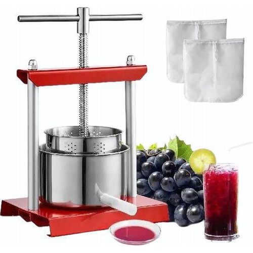 Manuelle Fruchtpresse 3 Liter Saftextraktor
