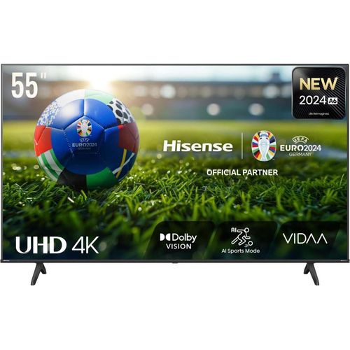 HISENSE DLEDTV 139cm UHD 60Hz DVBT2/C/S SmartTV QuadC HDR G sw