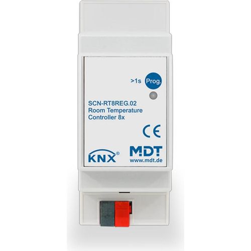 MDT KNX Temperaturregler 8fach REG, 1 Stk.