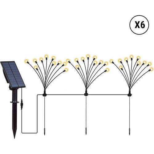 Set Aus 18 Solarleuchten Mit 180 Glühbirnen LYRA h70cm