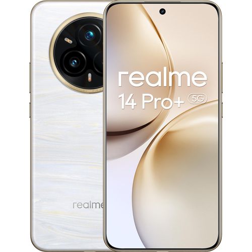 realme 14 Pro+ 5G Smartphone 12GB/512GB Perlweiß-Smartphone
