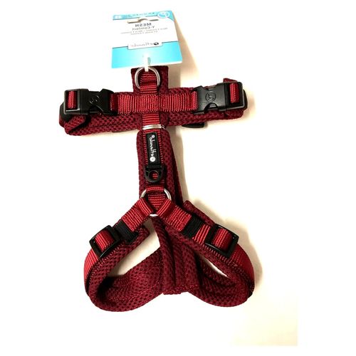 Hundebrustgeschirr Mesh Y-Comfort Bordeaux XS (Halsumfang 28-52 cm, Brustumfang 32-50 cm)
