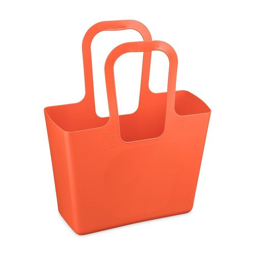 Einkaufsshopper KOZIOL "TASCHE XL", strong coral, B:44cm H:54cm T:21,5cm, Kunststoff, Einkaufskörbe, Einkaufsshopper, Kunststoff