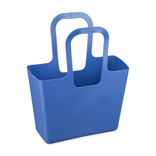 Einkaufsshopper KOZIOL "TASCHE XL", strong blau, B:44cm H:54cm T:21,5cm, Kunststoff, Einkaufskörbe, Einkaufsshopper, Kunststoff