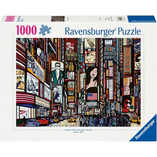 Puzzle RAVENSBURGER "Buntes New York", bunt, Puzzles, KinderB:70cm H:50cm, Pappe, Made in Germany, B:70cm H:50cm