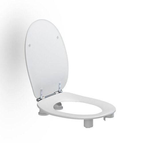 Pressalit WC-Sitz Dania mit Deckel, erhöht 50mm, weiß