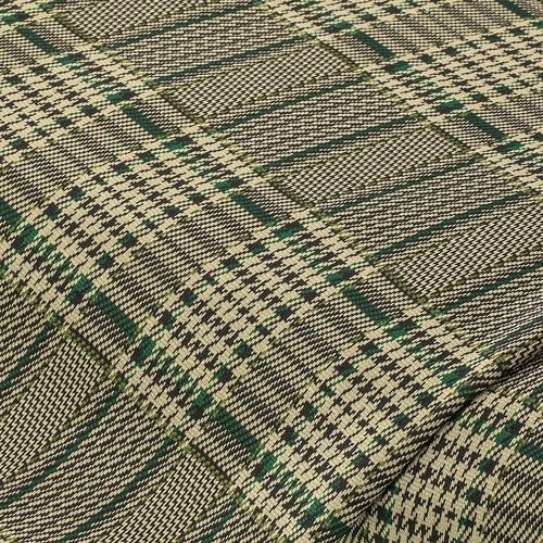 Romanit-Jersey „Karo“, grün-color