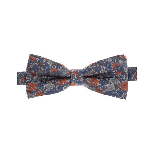 Fliege VENTI "VENTI Fliege Print", Herren, orange, 100% Seide, Fliegen