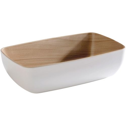 Obstschale APS "Frida", weiß, B:26,5cm H:7,5cm T:16,2cm, Melamin, Schüsseln, Obstschale, 26,5x16,2 cm