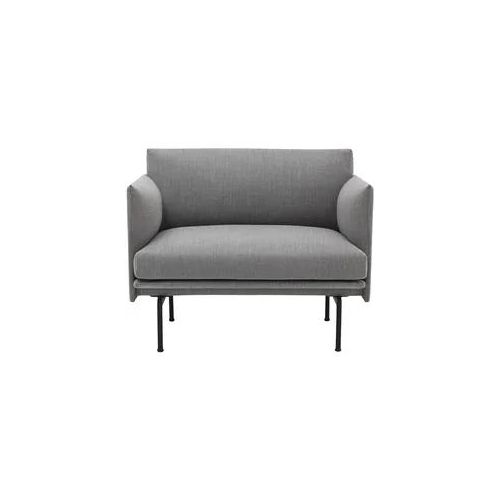 Muuto Outline Chair, fiord 151 / schwarz