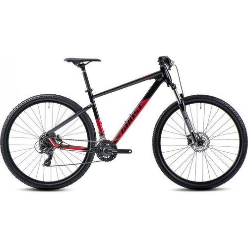 GHOST Kato 27.5 AL black/ riot red - glossy Größe S